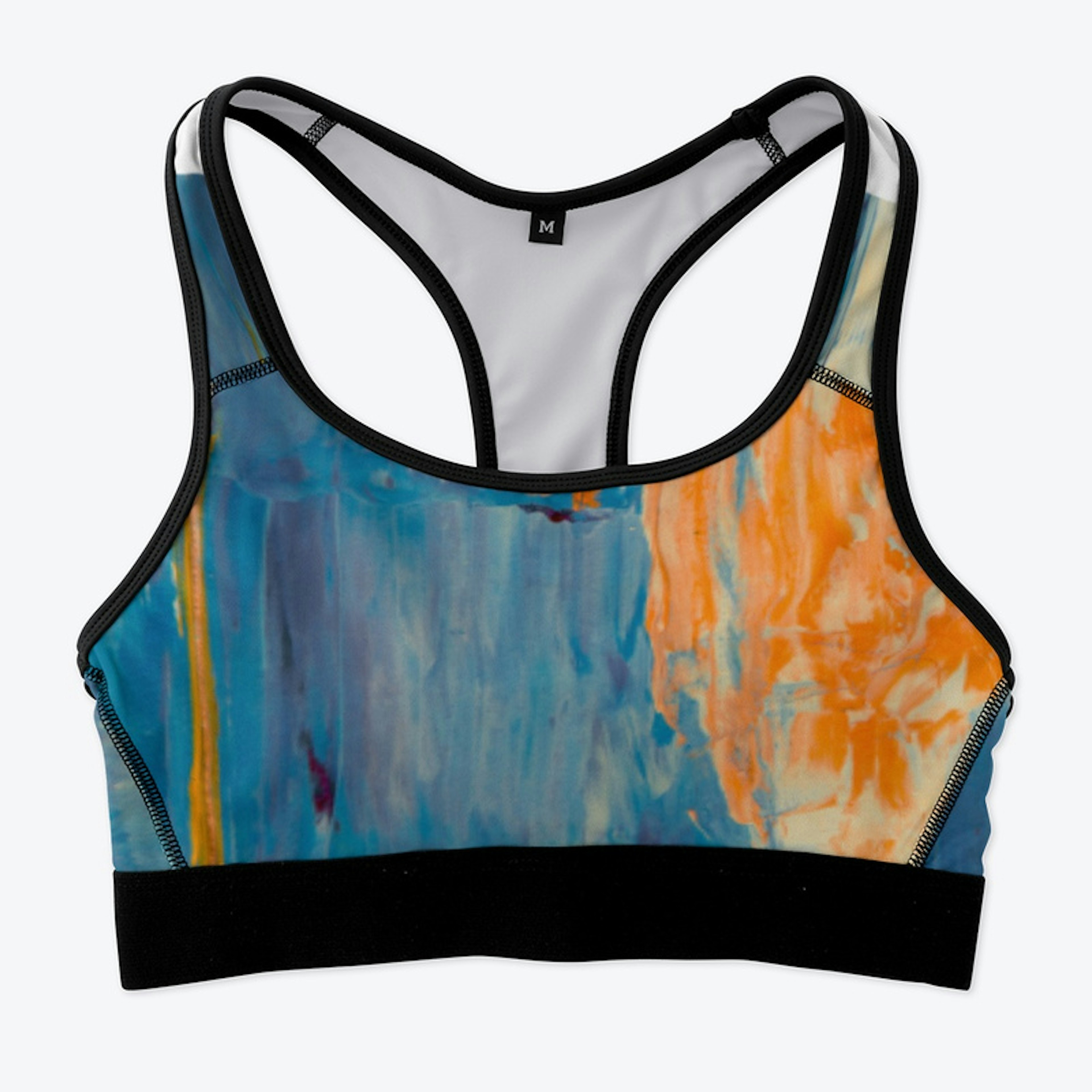 Abstract Sports Bra