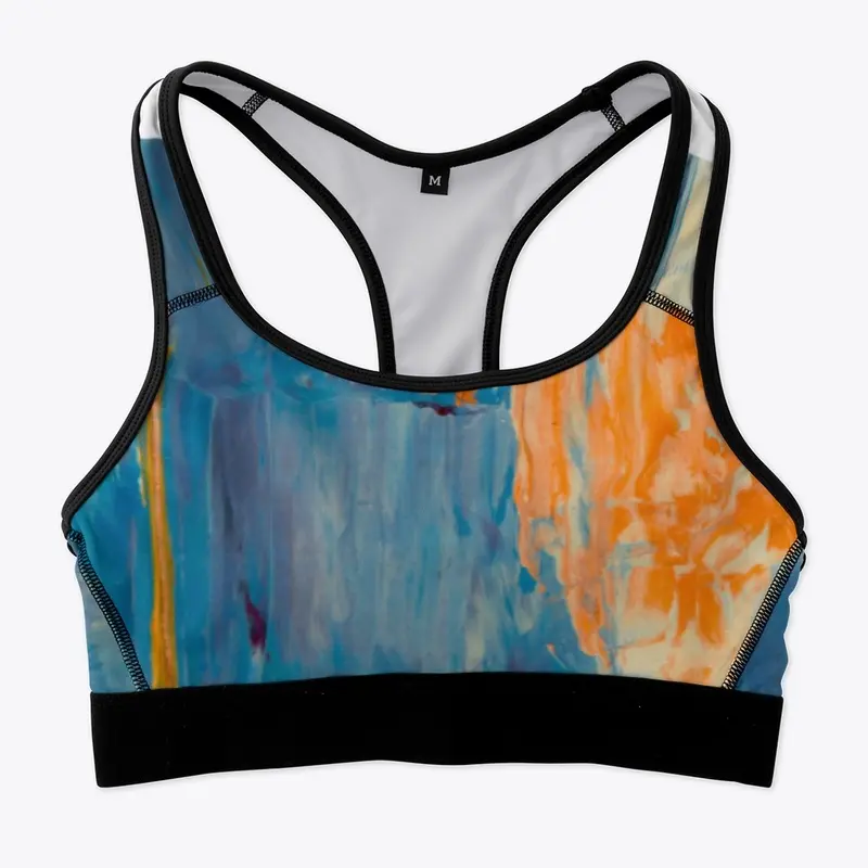 Abstract Sports Bra