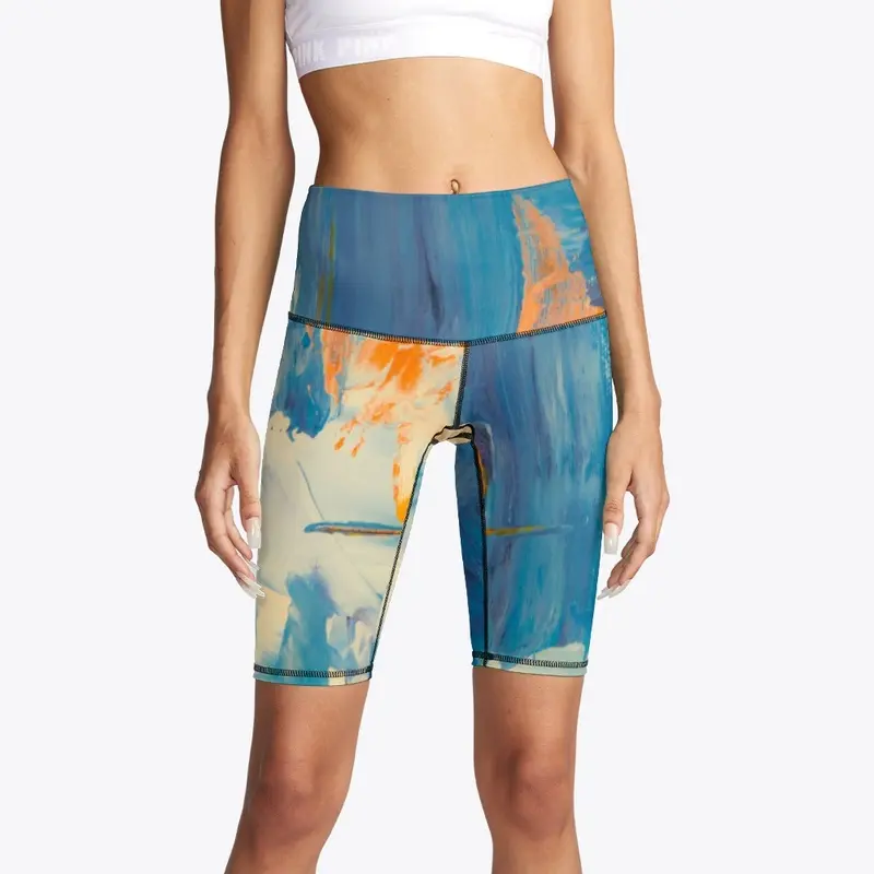 Abstract Athletic Short